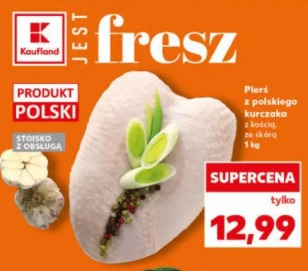 Pierś z polskiego kurczaka z kością, ze skórą