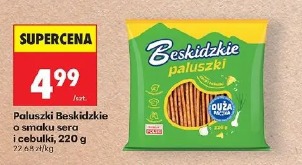 Paluszki Beskidzkie o smaku sera i cebulki