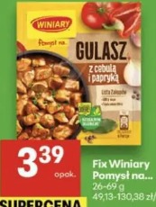 Fix Winiary Pomysł na... Gulasz z cebulą i papryką