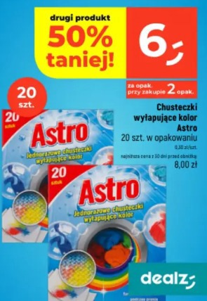 Astro chusteczki wyłapujące kolor