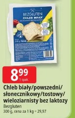 Chleb biały/powszedni/słonecznikowy/tostowy/wieloziarnisty bez laktozy Bezgluten
