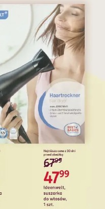 Ideenwelt, suszarka do włosów