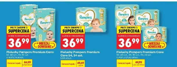 Pieluchy Pampers Premium Care