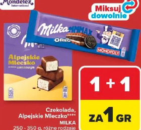 Czekolada, Alpejskie Mleczko MILKA