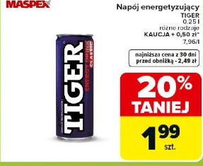 Napój energetyzujący TIGER