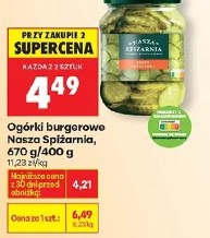 Ogórki burgerowe Nasza Spiżarnia