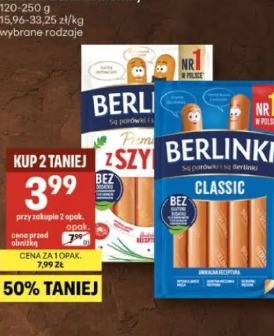 Parówki Berlinki Morliny