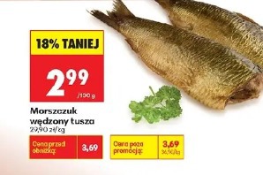 Morszczuk wędzony tusza