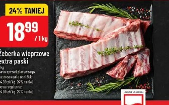 Żeberka wieprzowe extra paski