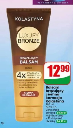 Balsam brązujący ciemna karnacja Kolastyna