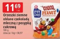 Orzeszki ziemne oblane czekoladą mleczną z posypką cukrową Pitti Deli