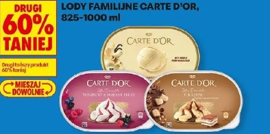Lody familijne Carte d'Or