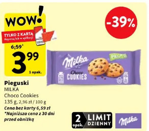 Pieguski MILKA Choco Cookies