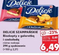 Delicje Szampańskie Biszkopty z galaretką