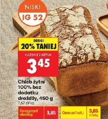 Chleb żytni 100% bez dodatku drożdży