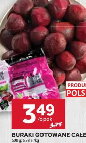 Buraki gotowane całe
