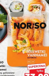 Norso Krewetki vannamei z głową, gotowane