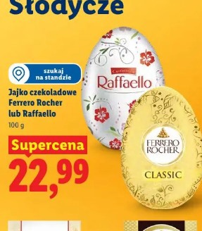 Jajko czekoladowe Ferrero Rocher lub Raffaello
