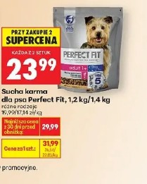 Sucha karma dla psa Perfect Fit, 1,2 kg/1,4 kg