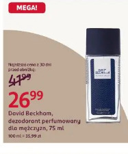 David Beckham, dezodorant perfumowany dla mężczyzn