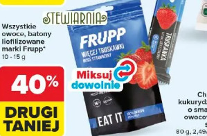 Wszystkie owoce, batony liofilizowane marki Frupp