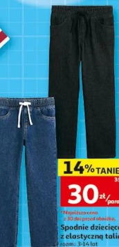 Spodnie dziecięce z elastyczną talią