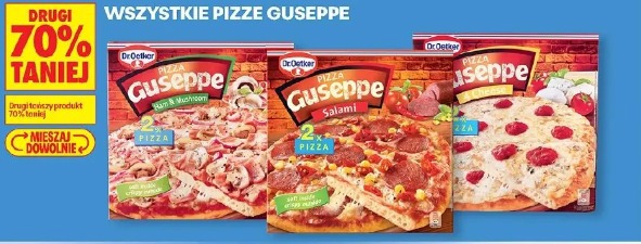 Wszystkie pizze Guseppe