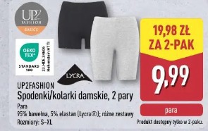 Up2fashion Spodenki/kolarki damskie, 2 pary