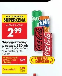 Napój gazowany w puszce Coca-Cola, Fanta, Sprite