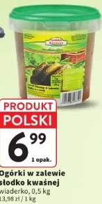 Ogórki w zalewie słodko kwaśnej