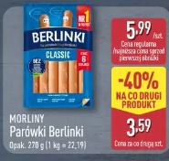 Morliny Parówki Berlinki
