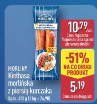 MORLINY Kiełbasa morlińska z piersią kurczaka