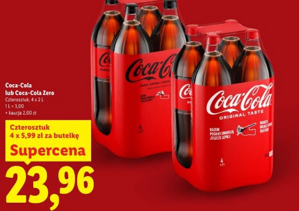 Coca-cola lub Coca-cola zero