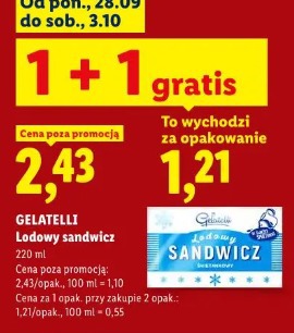 Gelatelli Lodowy sandwich