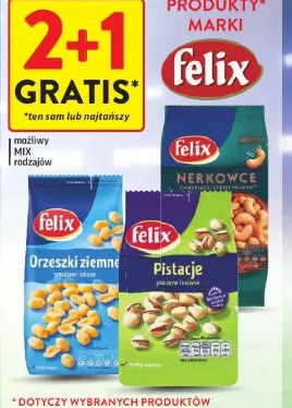 Felix orzeszki ziemne, nerkowce, pistacje