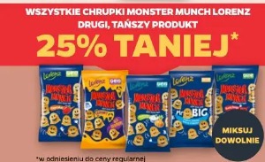 Wszystkie chrupki Monster Munch Lorenz