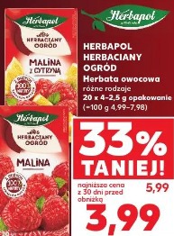 Herbapol Herbaciany Ogród Herbata owocowa malina