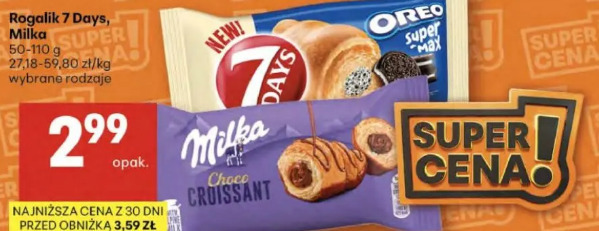Rogalik 7 Days, Milka