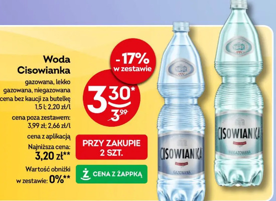 Woda Cisowianka