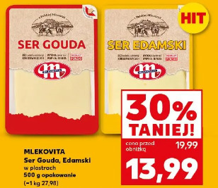 Mlekovita Ser Gouda, Edamski w plastrach