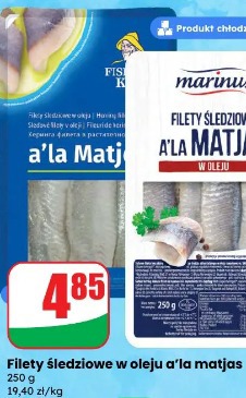 Filety śledziowe w oleju a’la matjas Marinus