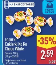 Roshen Cukierki Ko Ko Choco White