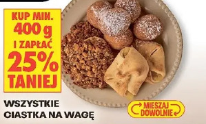 Wszystkie ciastka na wagę