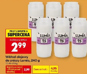 Wkład olejowy do zniczy Lumia