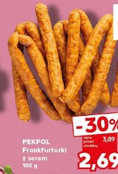 Pekpol Frankfurterki z serem