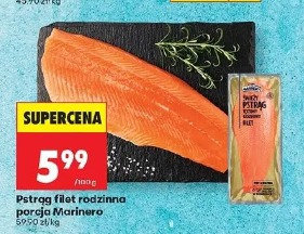 Pstrąg filet rodzinna porcja Marinero