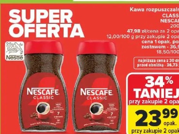 Kawa rozpuszczalna CLASSIC NESCAFÉ