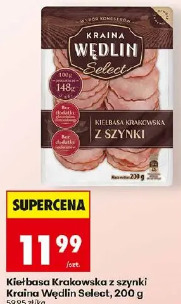 Kiełbasa Krakowska z szynki Kraina Wędlin Select