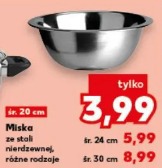 Miska ze stali nierdzewnej