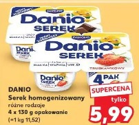 Danio Serek homogenizowany różne rodzaje